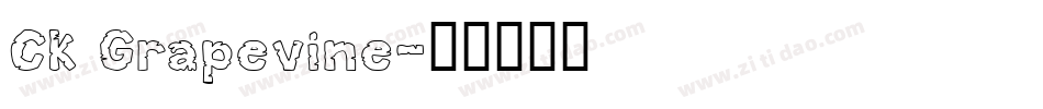 CK Grapevine字体转换